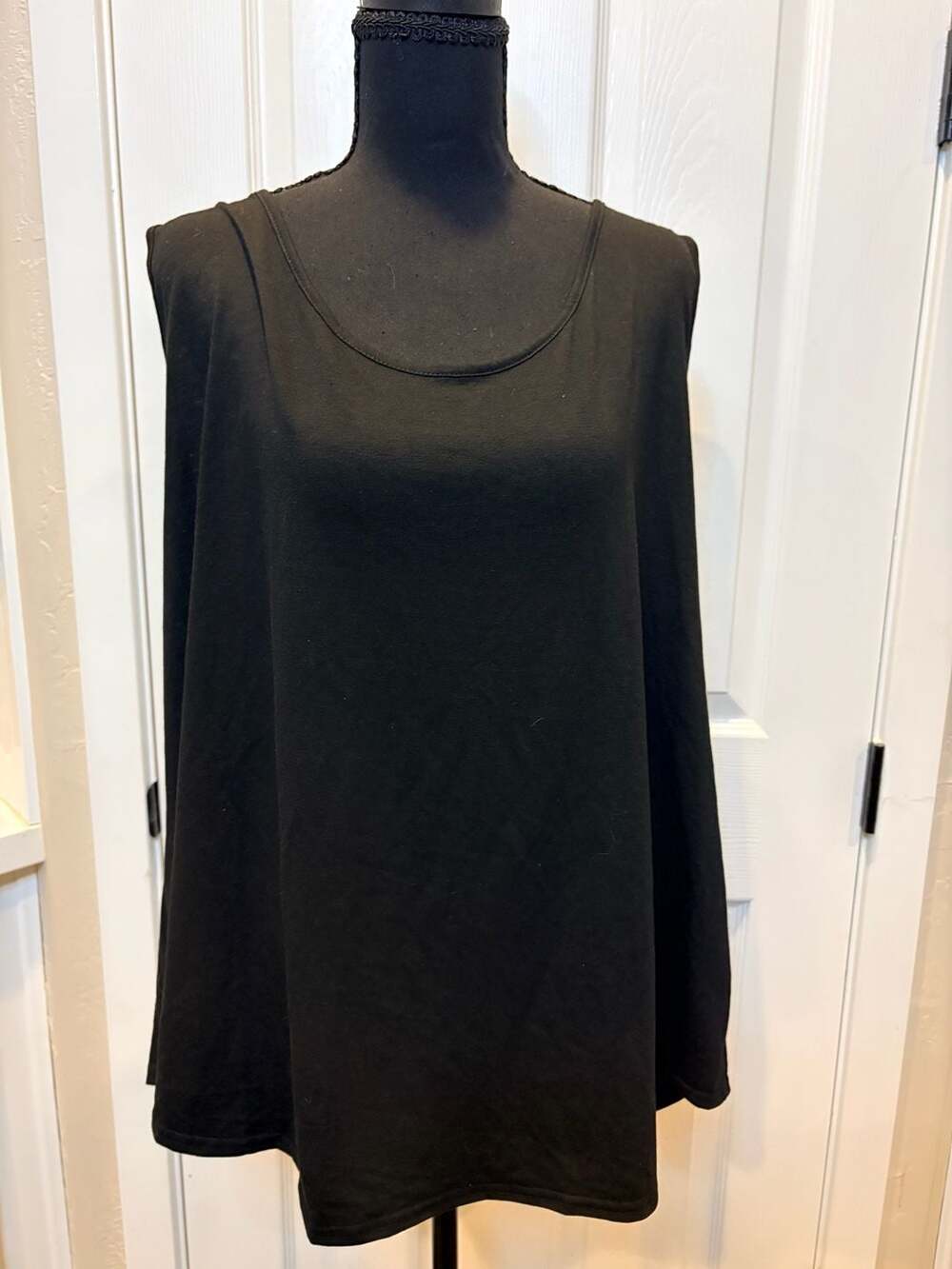 Unbranded Black Sleeveless Tank Top Size XXL (64)